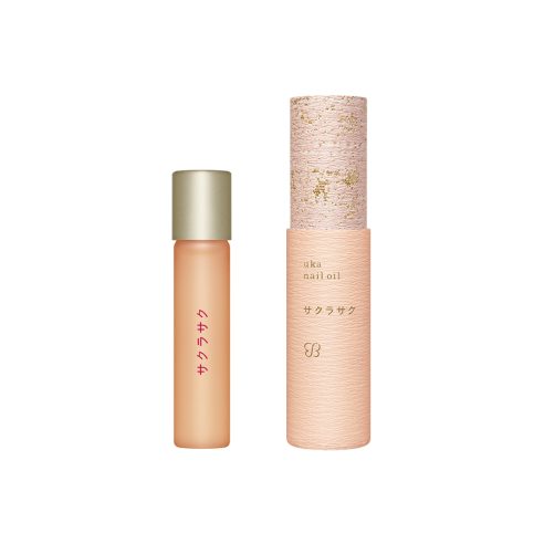 ”2022年の春は世の中がたくさんのサクラで満たされますように”そんな想いを込めて。3月17日(木)に「uka ネイルオイル サクラサク」と「サクラサクキット by uka×HOSOO」が数量限定で登場。