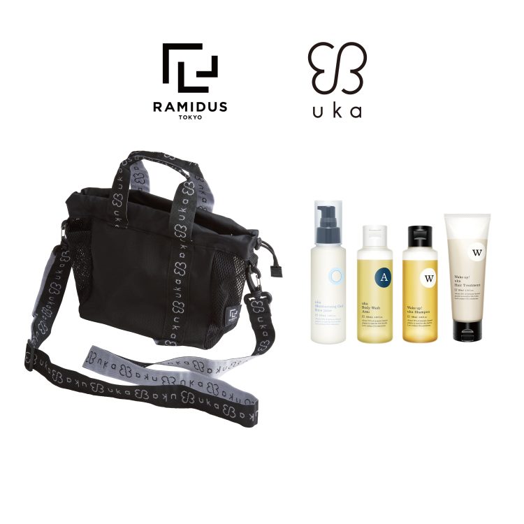 9月3日(土)にuka to go by RAMIDUSが発売。ヘアからフェイス、ボディケアまでジェンダーレスに叶えるポーチは、旅行のお供の新定番。