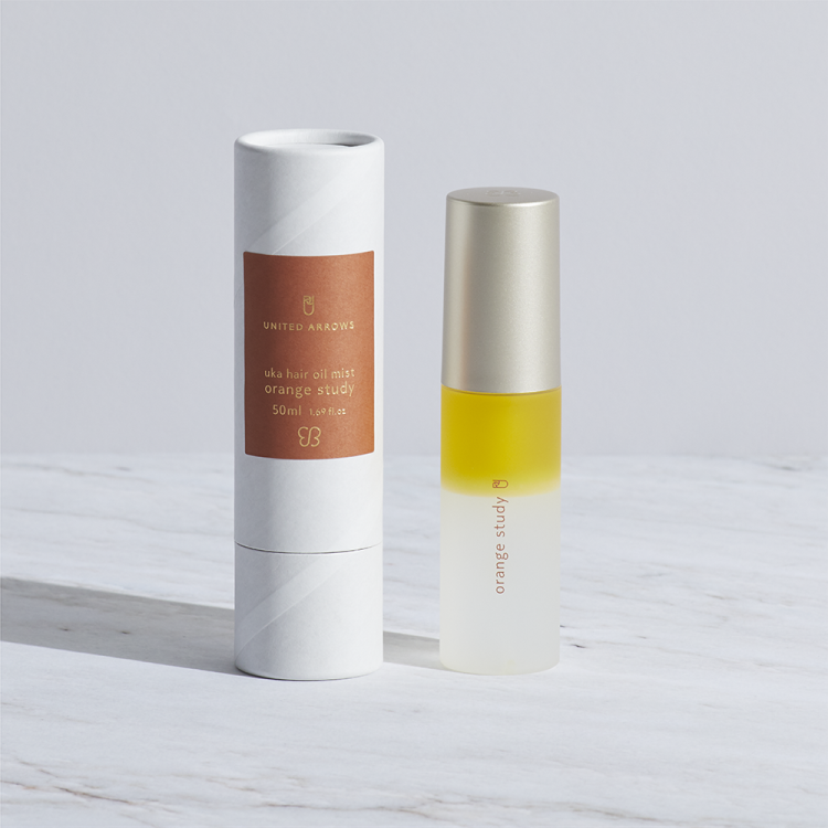 uka×UNITED ARROWS orange study第２弾となるコラボレーション。ユナイテッドアローズで11月10日(木)よりヘアオイルミストが発売。