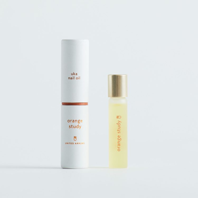 uka for UNITED ARROWS orange study 第3弾となるコラボレーション。4月28日(金)よりユナイテッドアローズでネイルオイルが発売