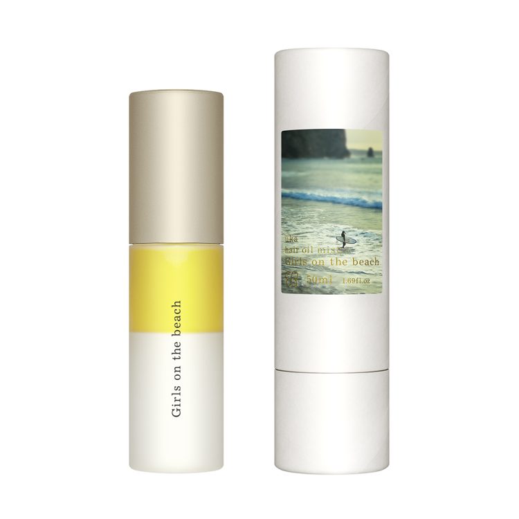 あなたと地球と私がもっとうれしくなることをふやしていきたいから地球にもっとやさしい処方に。6/28にuka hair oil mist Girls on the beachが処方とパッケージ変更し登場