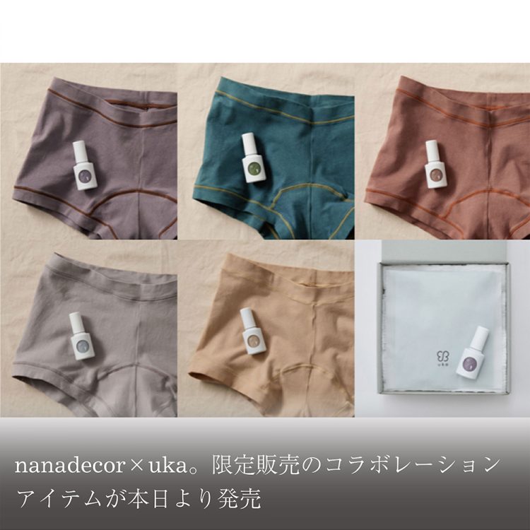 nanadecor×uka。限定販売のコラボレーションアイテムが4月19日(金)より発売