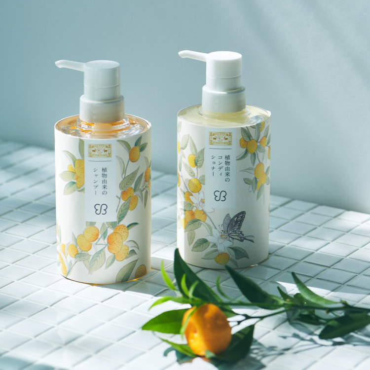 中川政七商店×uka コラボレーション。7月31日(水)に 「植物由来のシャンプー、コンディショナー」が発売