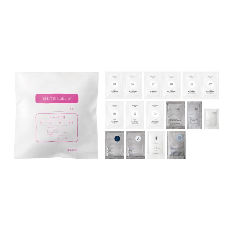 ukakau限定！試してみよuka。uka製品16種類が試せるセットが発売！