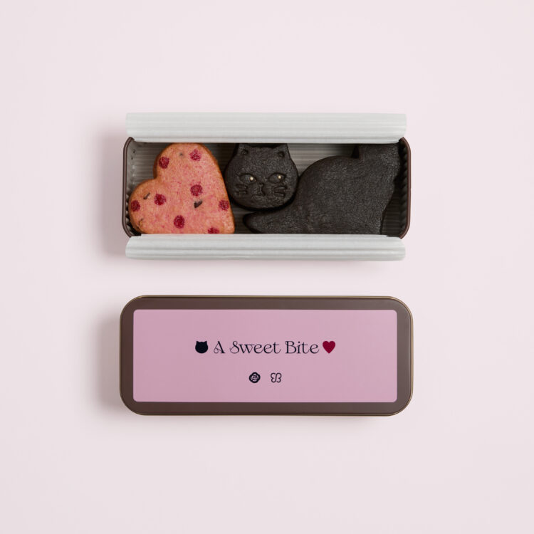 もうすぐバレンタイン。ukafeから新たな装いの猫クッキーが登場